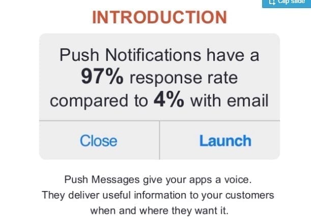 push vs email