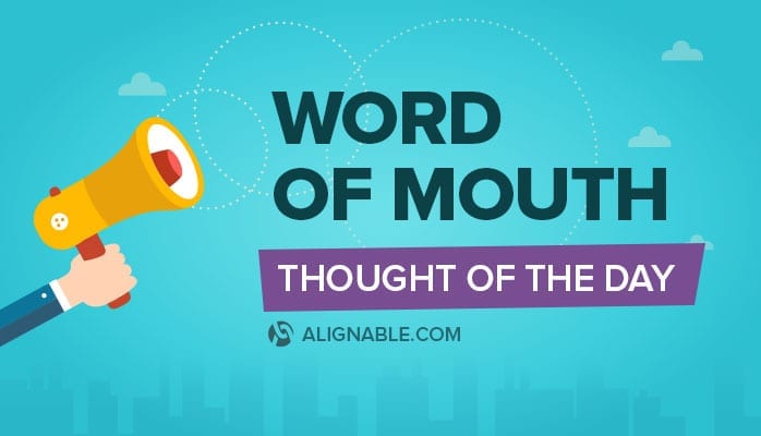 word of mouth (WOM)