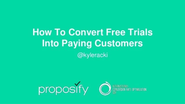 convert trials into paid users