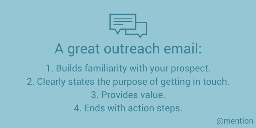Tips for great outreach emails
