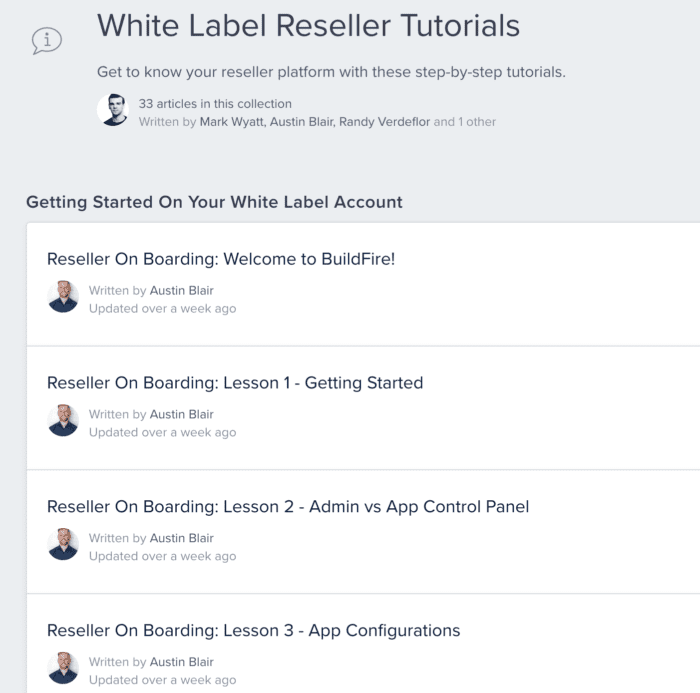 White label reseller tutorials